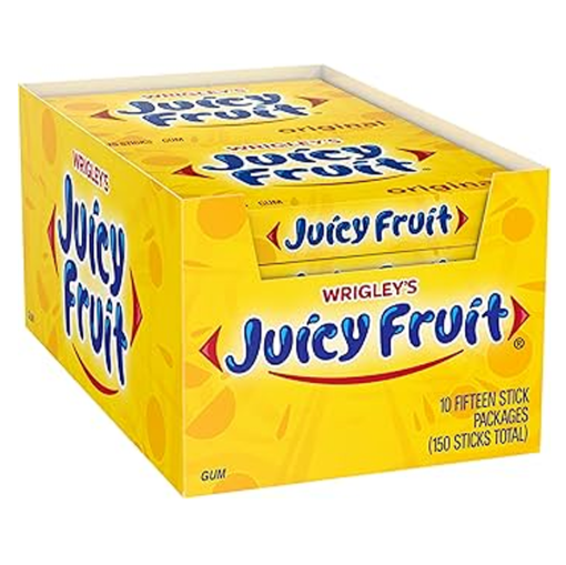 Imagen de Exhibidor Chicle Wrigley’s Juicy Fruit 15 PZS