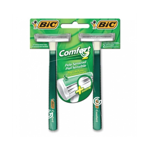 Imagen de Exhibidor Rastrillo Bic C2 Piel Sensible 2 PZS