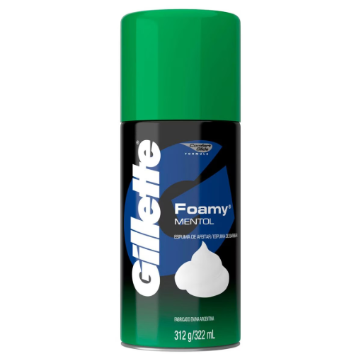 Imagen de Espuma Gillette Foamy Mentol Gillette 312 GRS
