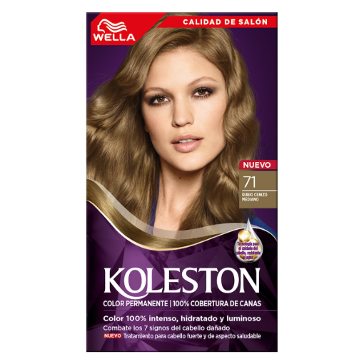 Imagen de Tinte Koleston 71 Rubio Cenizo Medio 1 PZS