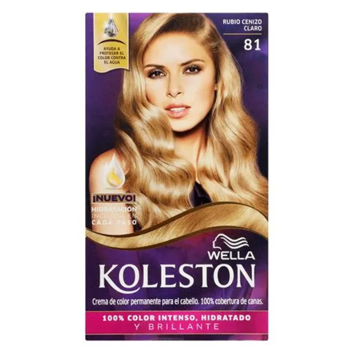 Imagen de Tinte Koleston 81 Rubio Cenizo Claro 1 PZS