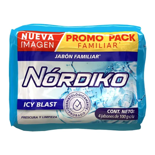 Imagen de Exhibidor Jabón de Tocador Nordiko Icy Blast 100 GRS