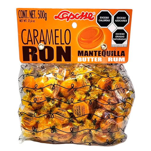 Imagen de Exhibidor Caramelo Laposse Ron/Mantequilla 500 GRS