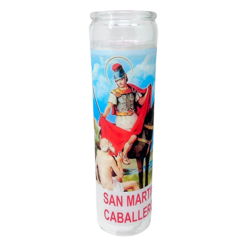 Imagen de Veladora Le Imagen Sagrado Caballero sin Etiqueta 1 PZS