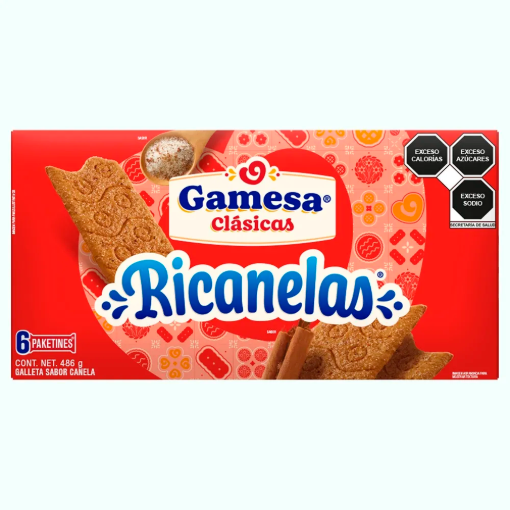 Imagen de Exhibidor Galletas Gamesa Ricanelas 486 GRS