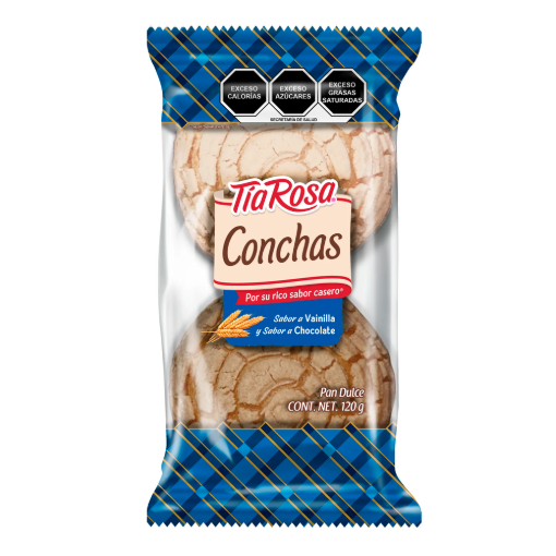 Imagen de Pan Tía Rosa Conchas 120 GRS
