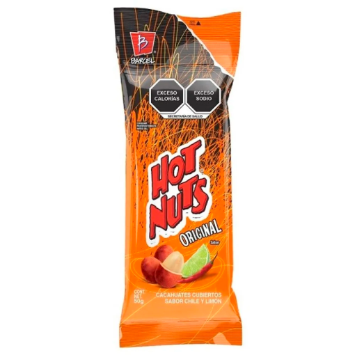 Imagen de Botana Barcel Cacahuate Hot-Nuts 50 GRS