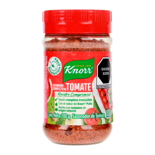 Imagen de Sazón Knorr Tomate Polvo PET 100 GRS