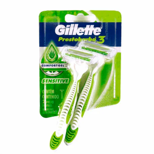 Imagen de Rastrillo Gillette Presto 3 Sensitive 2 PZS