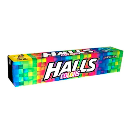 Imagen de Pastillas Halls Colors 25.2 GRS