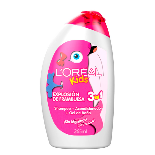 Imagen de Shampoo Loreal Kids 2En1 Frambuesa 265 MLL