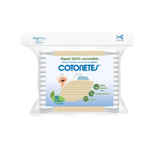 Imagen de Cotonetes Johnson Bolsa 75 PZS