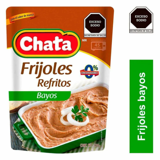 Imagen de Frijol La Chata Refritos Bayos Bolsa 430 GRS