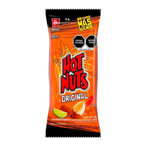 Imagen de Botana Barcel Cacahuate Hot-Nuts Multi 95 GRS