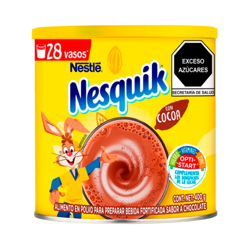 Imagen de Chocolate Nestlé Nesquik Chocolate Lata 400 GRS