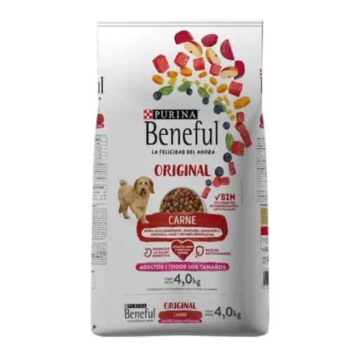 Imagen de Alimento Purina Beneful Carne Original Adulto 4 KGS