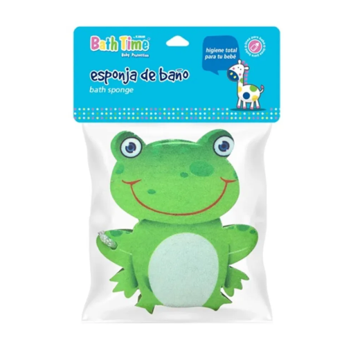 Imagen de Esponja Bath Time Forma Bordada 1 PZS