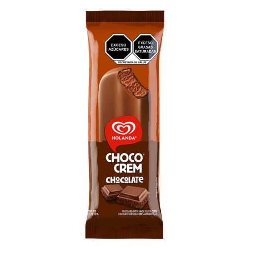 Imagen de Paleta Holanda Choco Crem Chocolate 60 GRS