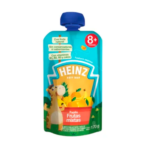 Imagen de Papilla Heinz Frutas Mixtas Pouch 170 GRS
