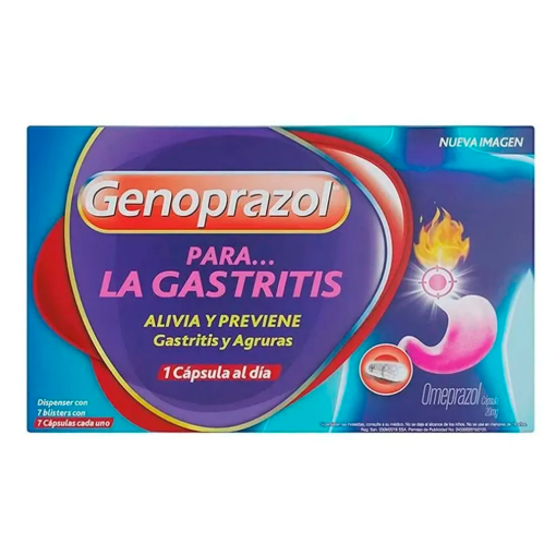 Imagen de Medicamento Genoprazol Cap 7 PZS