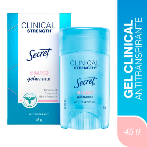 Imagen de Desodorante Secret AP Gel Clinical Strength pH Balanced Mujer 45 GRS