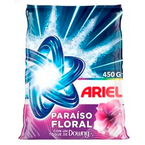 Imagen de Detergente Ariel Paraíso Floral Polvo 450 GRS