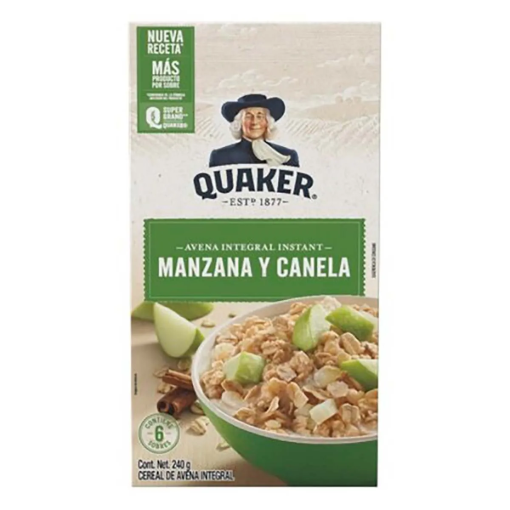 Imagen de Avena Quaker Instantánea Manzana/Canela 240 GRS
