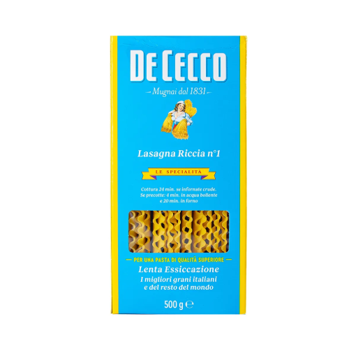 Imagen de Pasta De Cecco Lasagna Larga Doppia 500 GRS