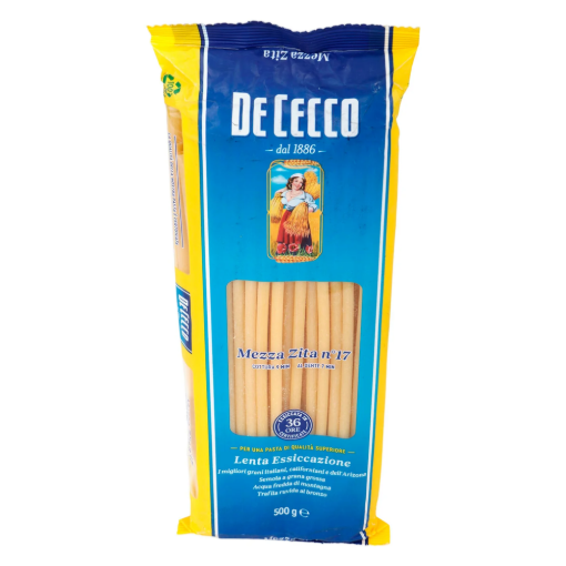 Imagen de Pasta De Cecco Mezza Zita No. 17 500 GRS