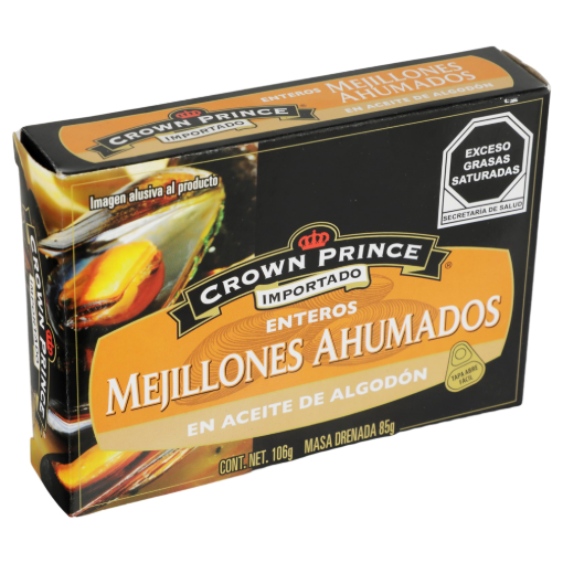 Imagen de Mejillones Crown Prince Ahumados 106 GRS
