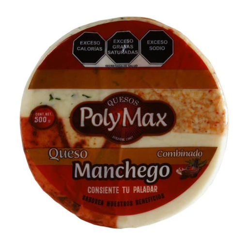 Imagen de Queso Polymax Manchego Combinado 500 GRS