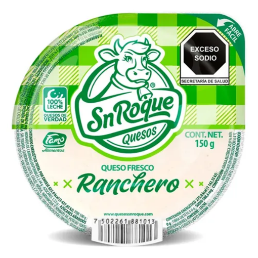 Imagen de Queso San Roque Ranchero 150 GRS