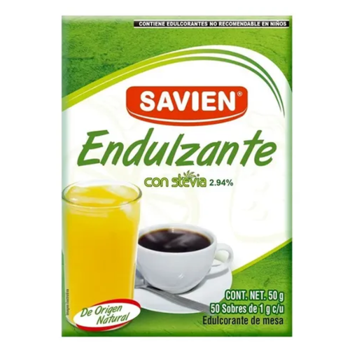 Imagen de Endulzante Savien Stevia 50 PZS