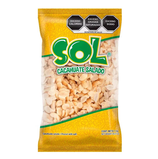 Imagen de Botana Sol Cacahuate Salado 1 KGS
