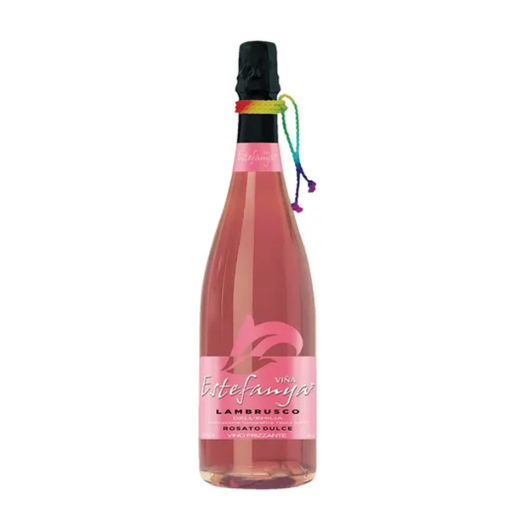 Imagen de Exhibidor Vino Rosado Estefanía Rosato Dulce 750 MLL
