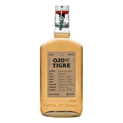 Imagen de Mezcal Artesanal Ojo de Tigre Reposado 750 MLL