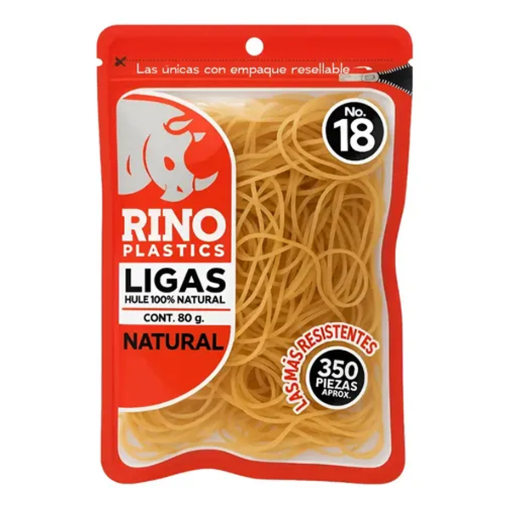 Imagen de Ligas Rino Color No. 18 350 PZS