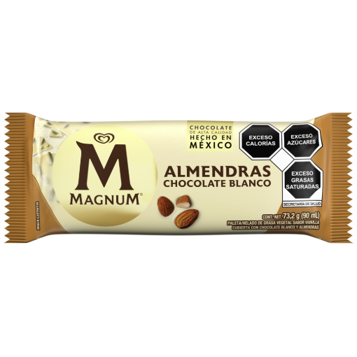 Imagen de Paleta Holanda Magnum Almendra Chocolate Blanco 90 MLL