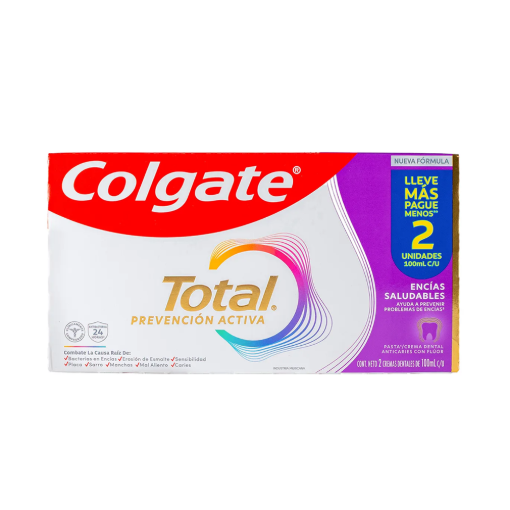 Imagen de Exhibidor Pasta Dental Colgate Total Original Mint 100 MLL