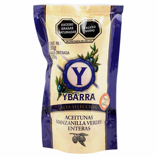 Imagen de Aceituna Ybarra Doypack Entera 180 GRS
