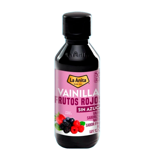 Imagen de Saborizante La Anita Vainilla Frutos Rojos 120 MLL