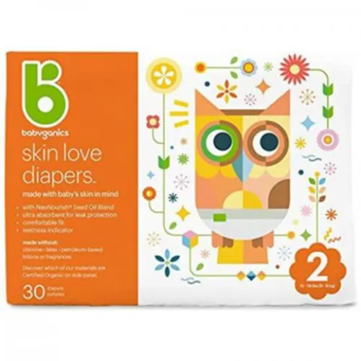 Imagen de Pañal Babyganics Etapa 2 30 PZS