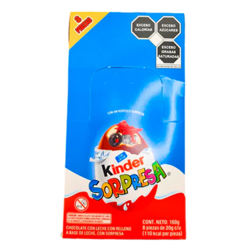 Imagen de Exhibidor Chocolate Kinder Sorpresa Playmobil 8 PZS