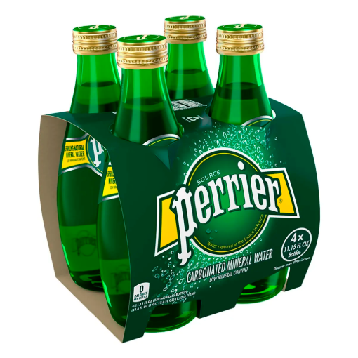 Imagen de Exhibidor Agua Nestlé Perrier Mineral Vidrio 330 MLL