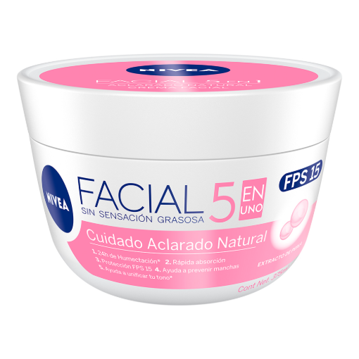 Imagen de Crema Nivea Cuidado Aclarado Natural 375 MLL