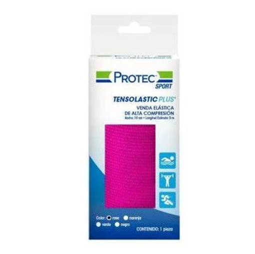 Imagen de Venda Tensolastic Protec Rosa 10 cm x 5 m 1 PZS