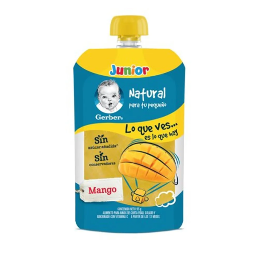 Imagen de Colado Gerber Junior Mango Bolsa 95 GRS