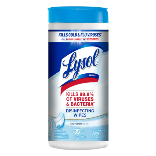Imagen de Toalla Húmeda Lysol Crisp Linen 35 PZS