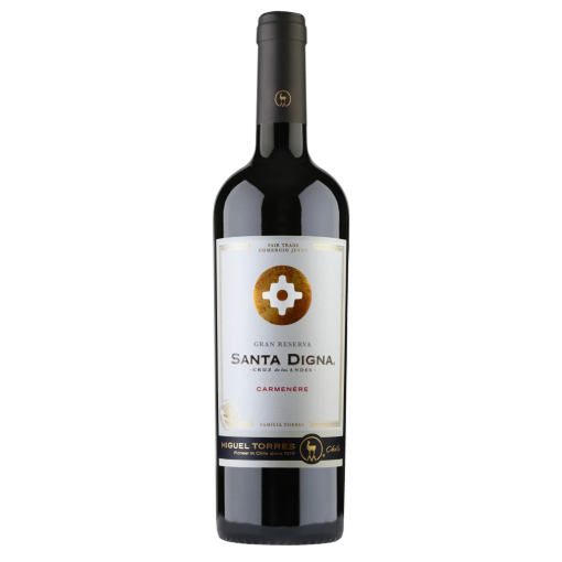 Imagen de Exhibidor Vino Tinto Carmenere Santa Digna 750 MLL