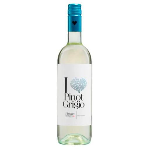 Imagen de Exhibidor Vino Blanco I Heart Pinot Grigio 750 MLL